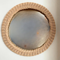 Handmade Bamboo Mirror Large 65 cm