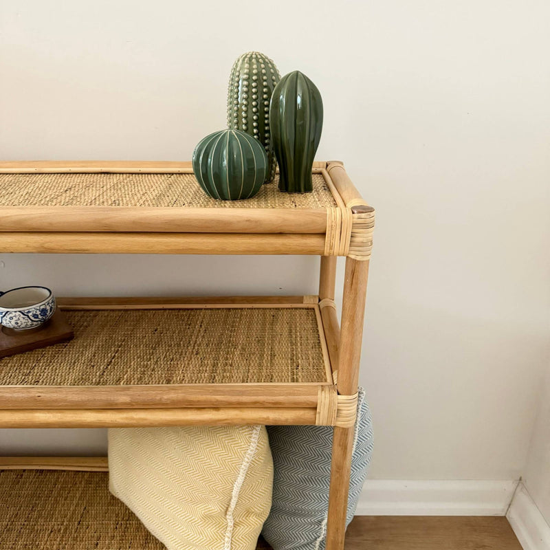 Handmade Bamboo Table 32x100 cm