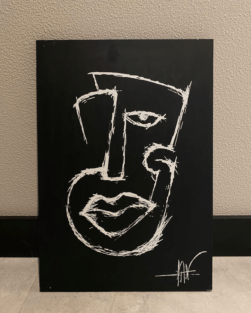Handmade Charcoal Painting 4