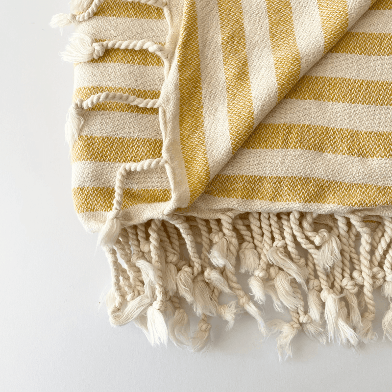 Meyra Turkish Cotton Towel Yellow 100x180 cm - 40''x70''