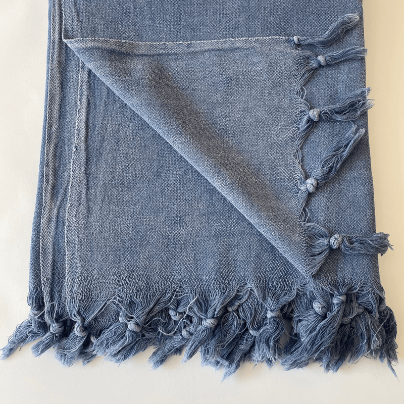 Çağ Turkish Cotton Towel Navy Blue 100x180 cm - 40''x70''