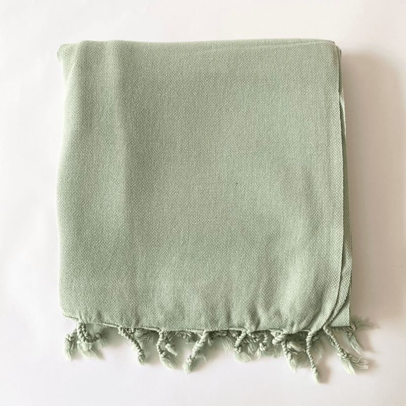 Çağ Turkish Cotton Towel C.Green 100x180 cm - 40''x70''