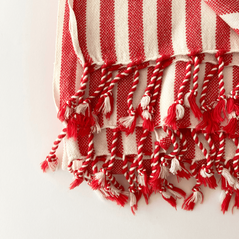 Dalya Turkish Cotton Towel Red 100x180 cm - 40''x70''