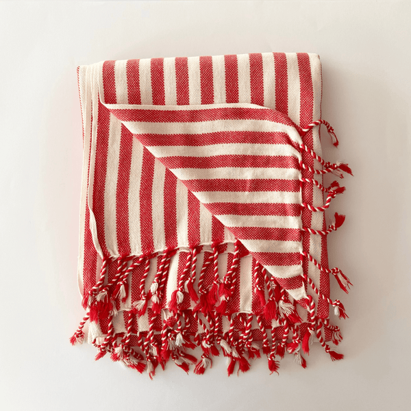 Dalya Turkish Cotton Towel Red 100x180 cm - 40''x70''