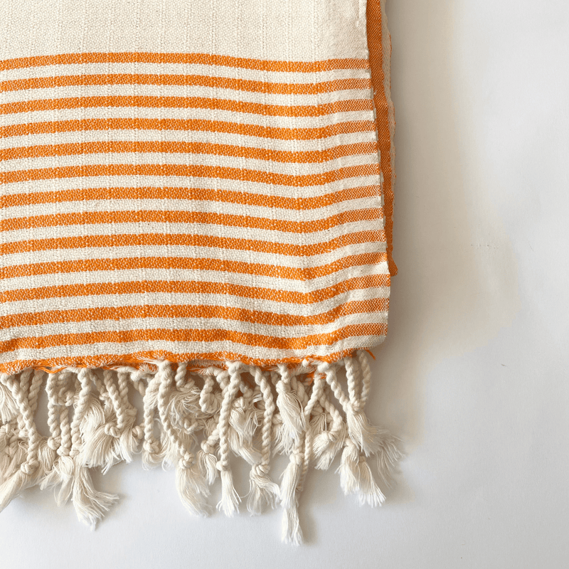 Dehna Turkish Cotton Towel Orange 100x180 cm - 40''x70''