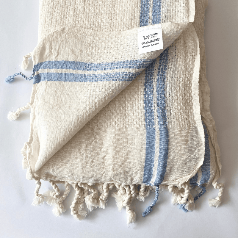 Gizem Turkish Towel Sky Blue 100x180 cm - 40''x70''