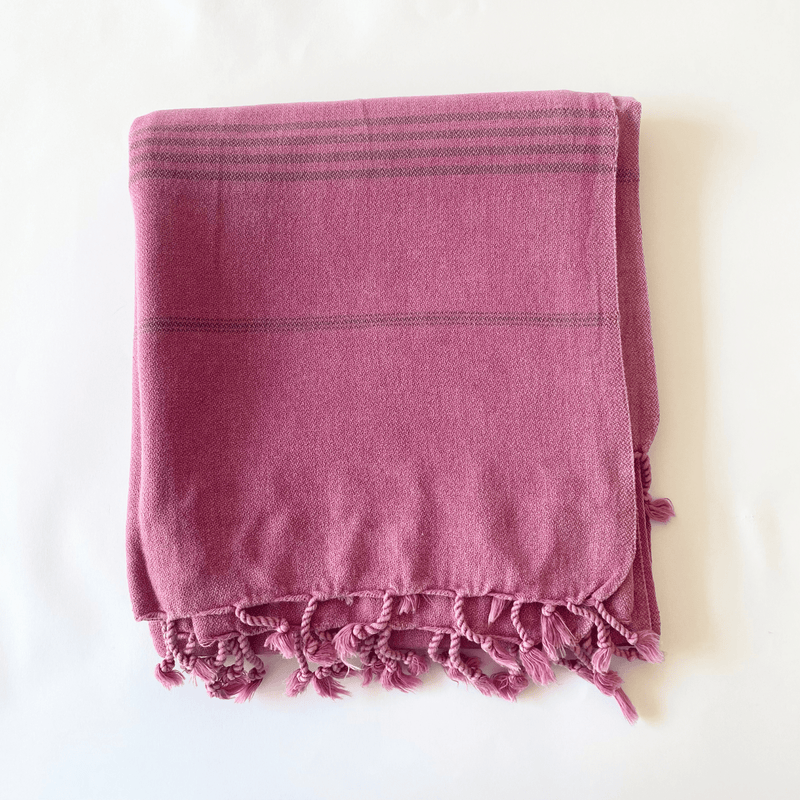 Mihri Turkish Cotton Towel Fuchsia 100x180 cm - 40''x70''
