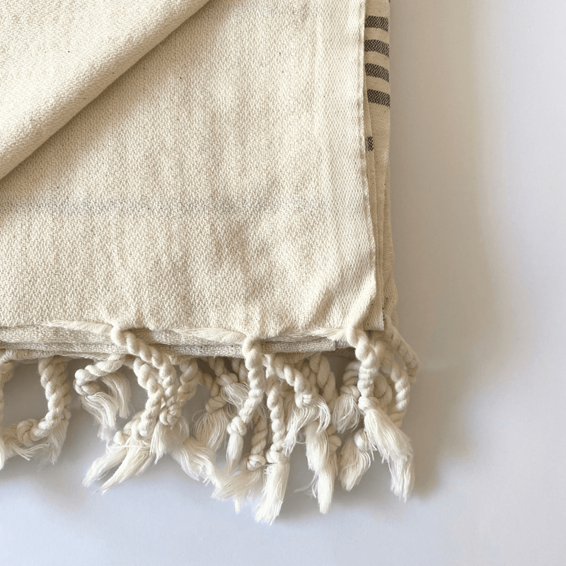 Bade Turkish Cotton Towel Grey 100x180 cm - 40''x70''