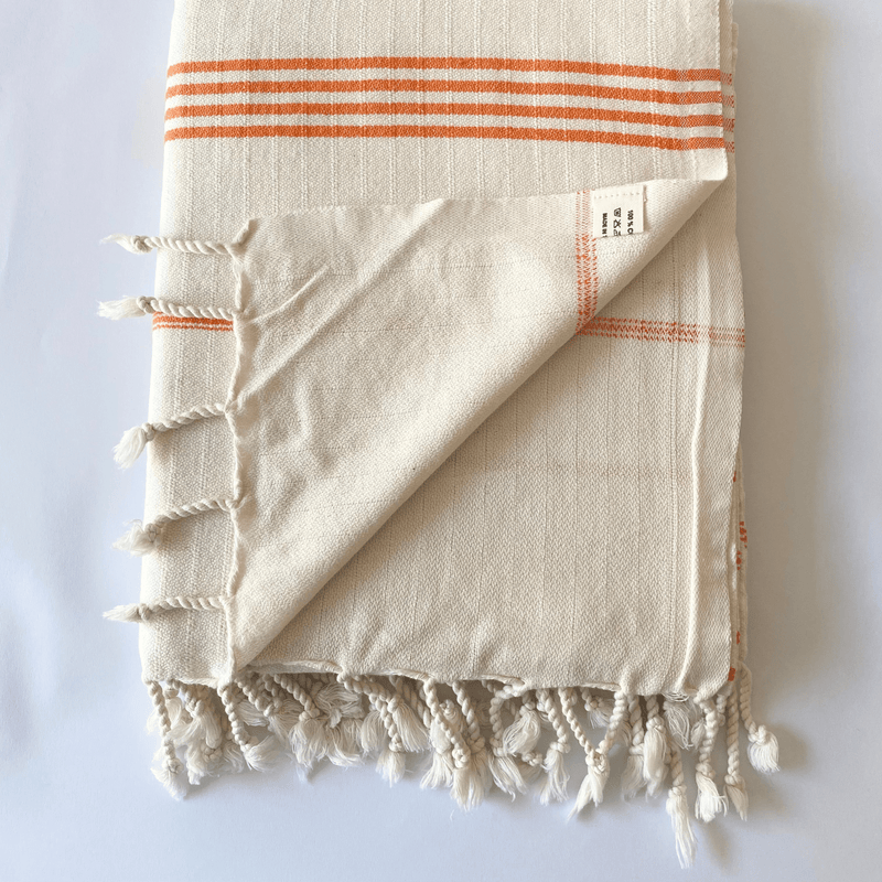 Bade Turkish Cotton Towel Orange 100x180 cm - 40''x70''