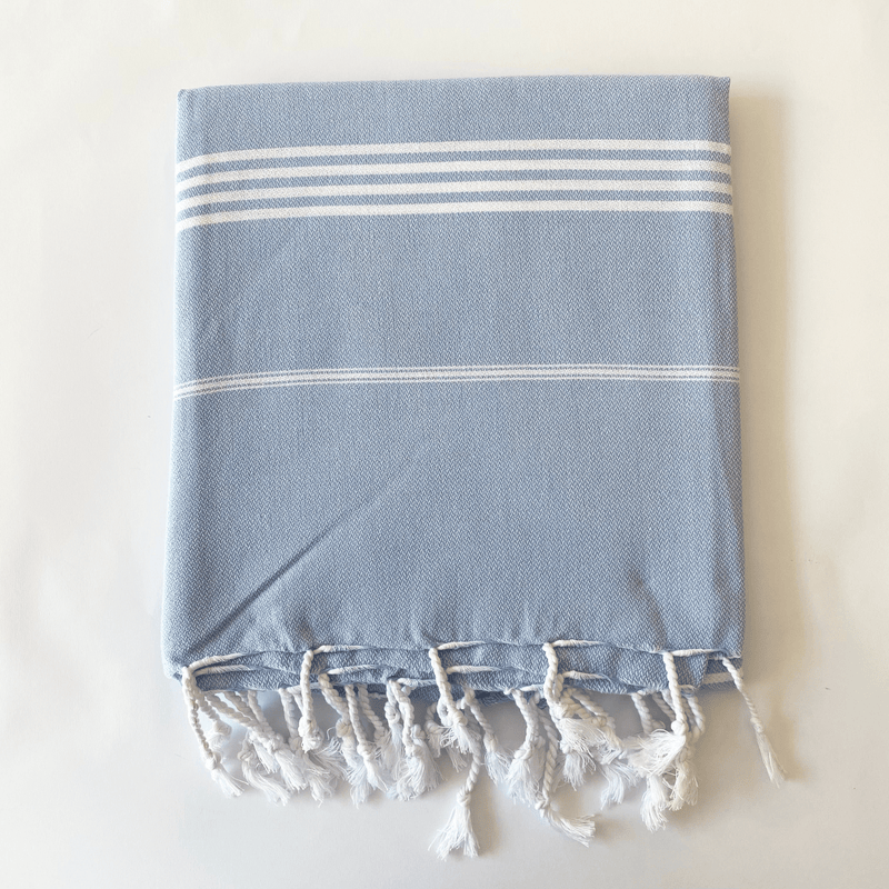 Gediz Turkish Cotton Towel Blue Box