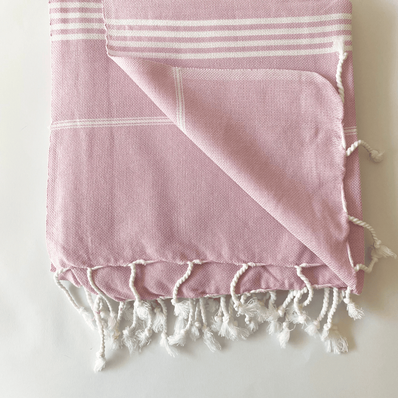 Gediz Turkish Cotton Towel Pink 100x180 cm - 40''x70''