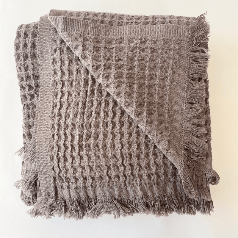Laden Turkish Cotton Towel Dark Grey 100x180 cm - 40''x70''