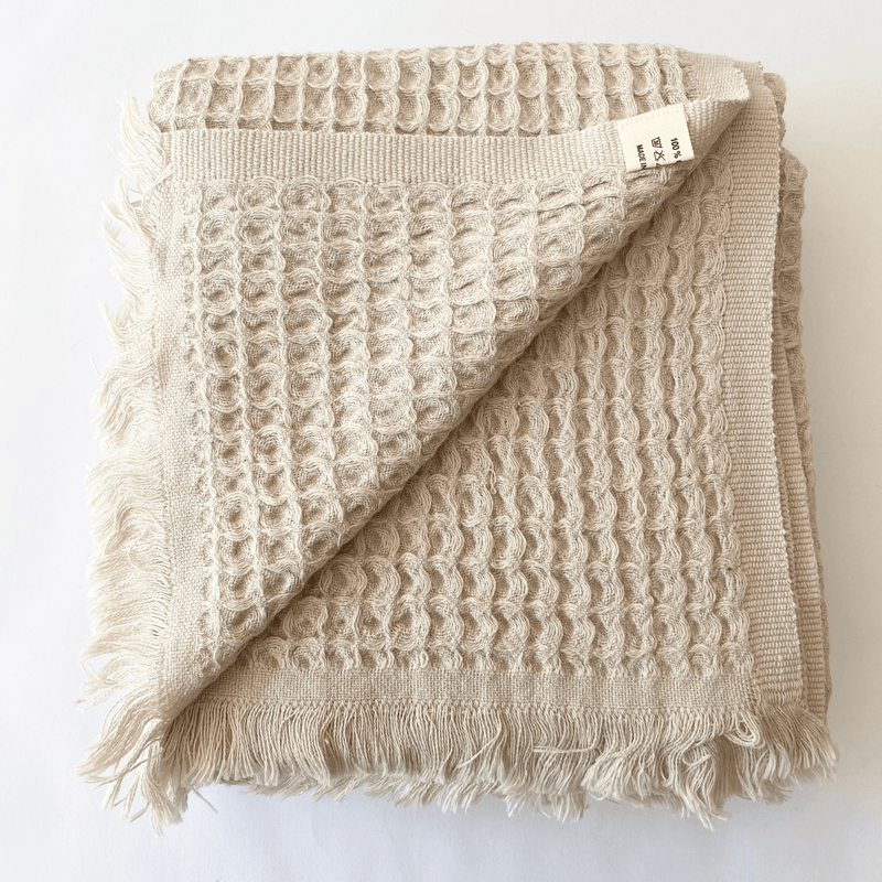 Laden Turkish Cotton Towel Beige 100x180 cm - 40''x70''