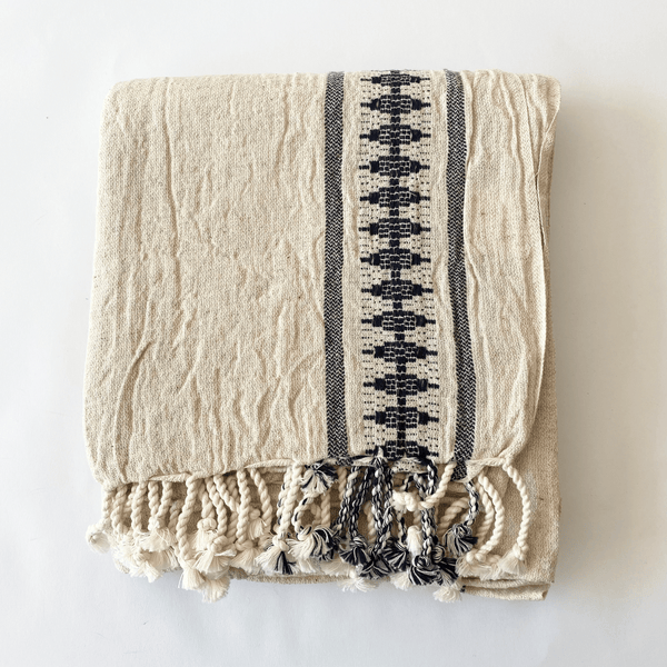 Peshce Turkish Cotton Towel Black 100x180 cm - 40''x70''