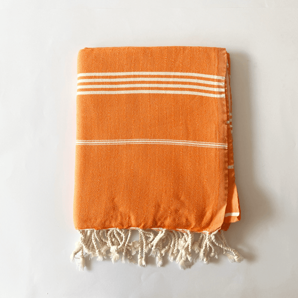 Rüya Turkish Cotton Towel Orange 100x180 cm - 40''x70''