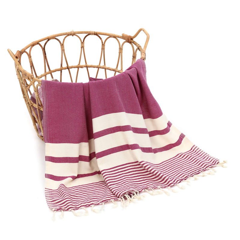 Dehna Turkish Cotton Towel A.Purple Box