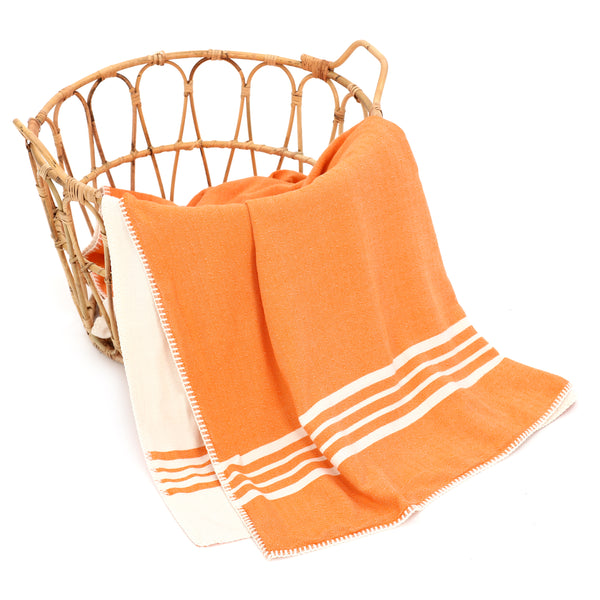 Hatun Blanket Orange-Quenn 170x220cm / 67''x86''