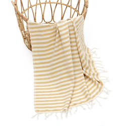Meyra Turkish Cotton Towel Yellow 100x180 cm - 40''x70''