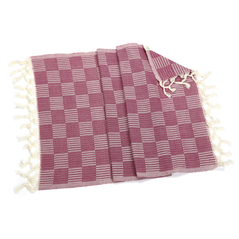 Dilruba Purple Small Towel 50x100 cm - 20''x40''