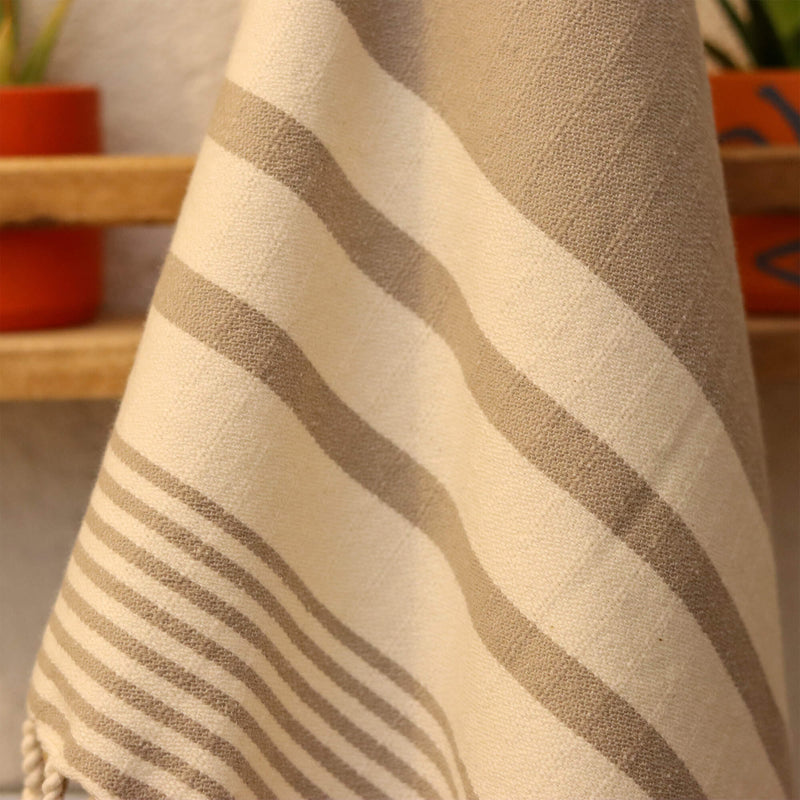Dehna Beige Small Towel 50x100 cm - 20''x40''