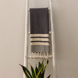 Dehna Dark Grey Small Towel 50x100 cm - 20''x40''