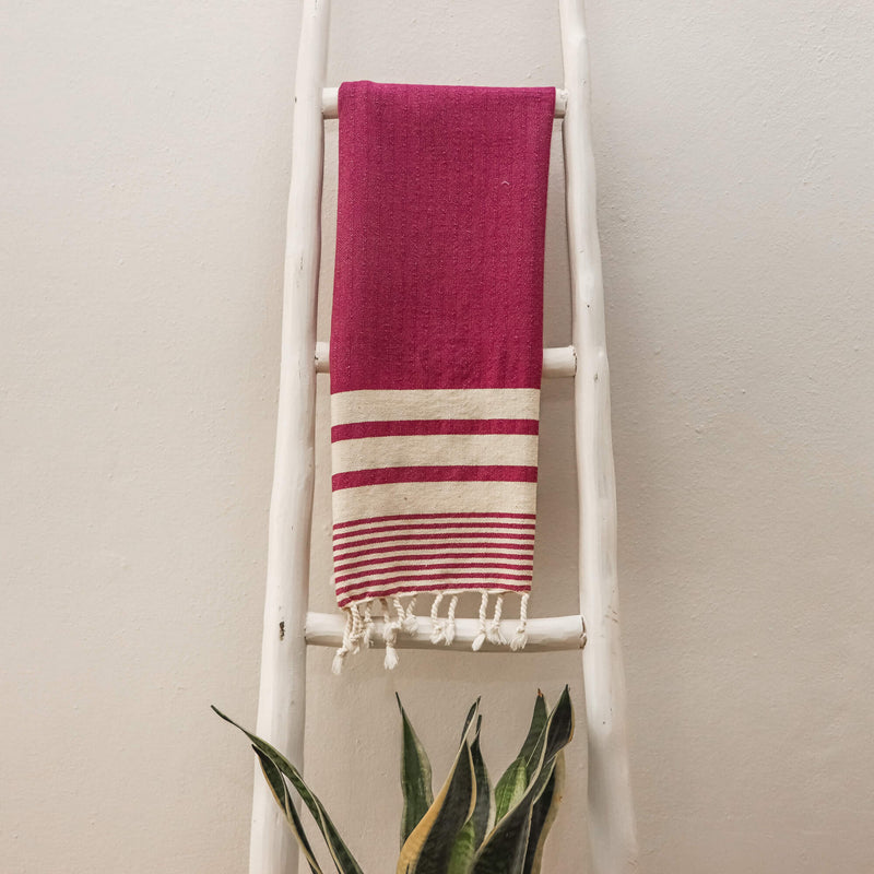 Dehna A. Purple Small Towel 50x100 cm - 20''x40''
