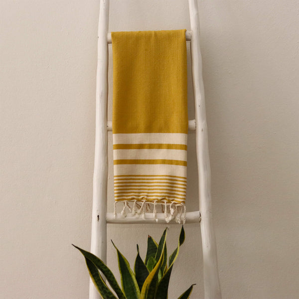 Dehna Yellow Small Towel 50x100 cm - 20''x40''
