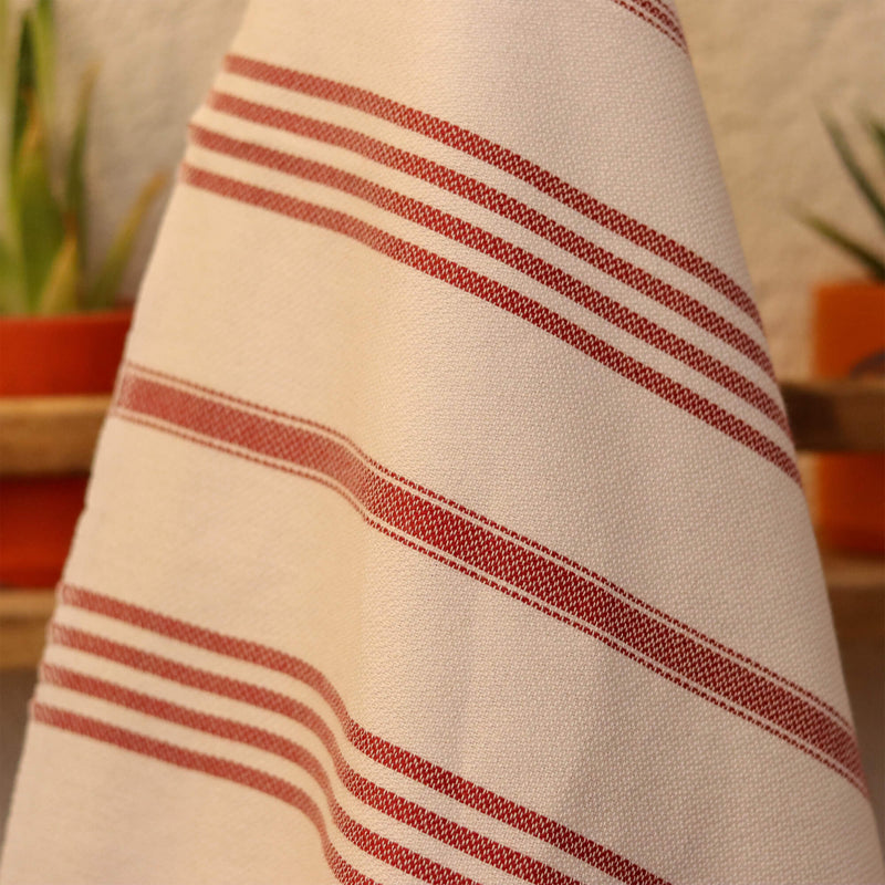 Bahar Bordeaux Kitchen Towel 50x100 cm - 20''x40''