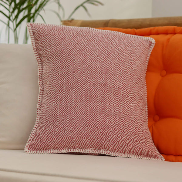 Buğlem Pillow Cover Dry Rose 40x40 cm - 16'' x 16”