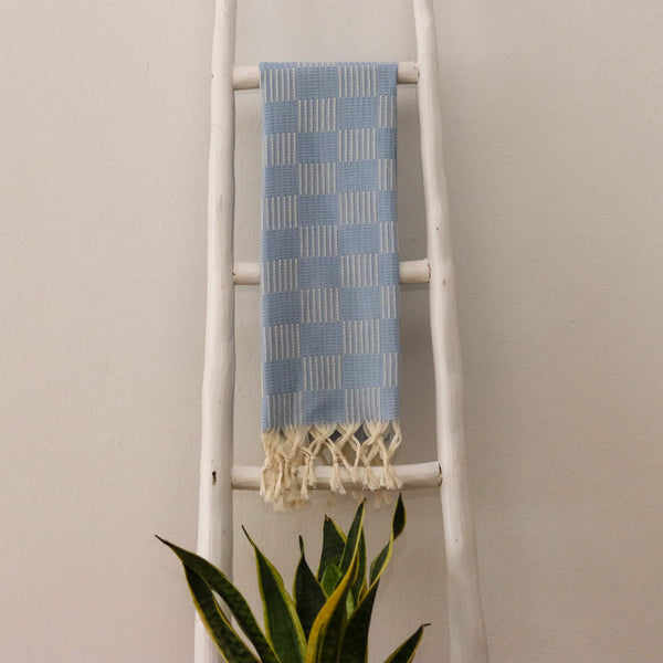 Dilruba Blue Small Towel 50x100 cm - 20''x40''