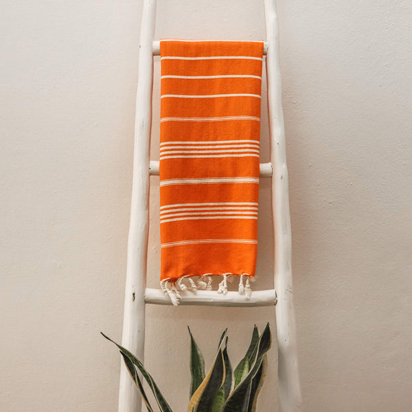Rüya Orange Small Towel 50x100 cm - 20''x40''