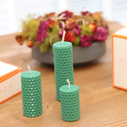 Beewax Scented Candle Set Green