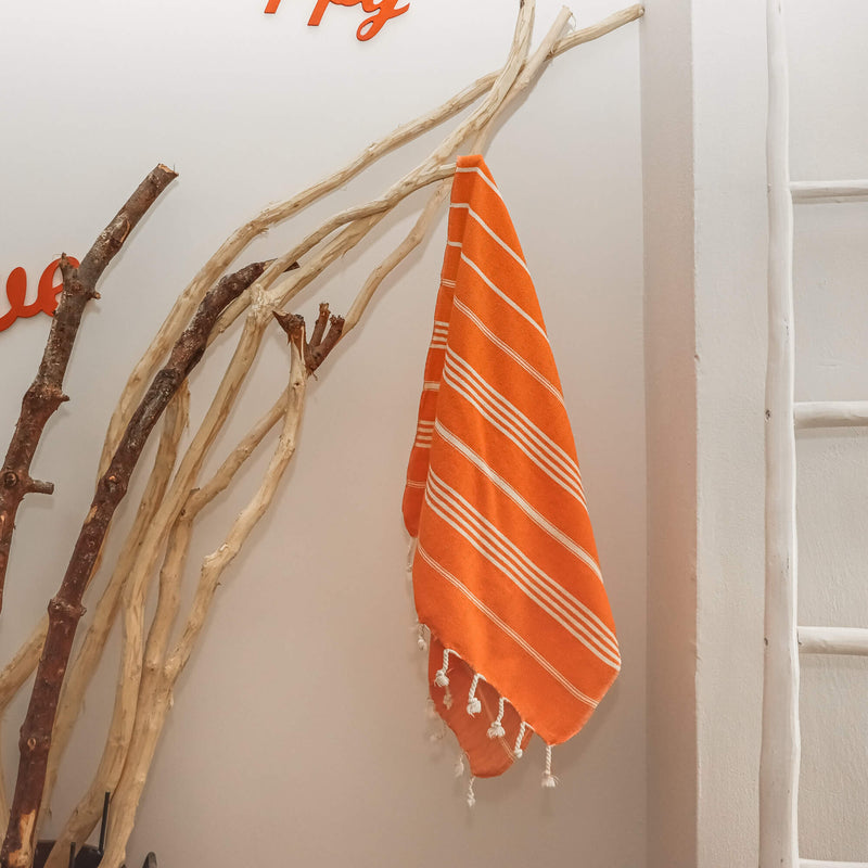 Rüya Orange Small Towel 50x100 cm - 20''x40''