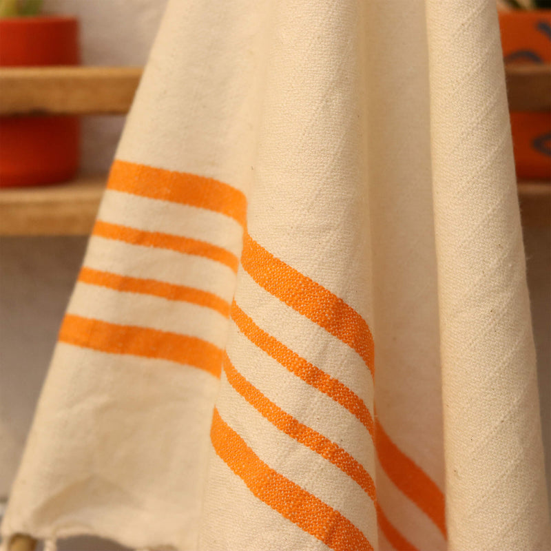 Ufuk Orange Hand Towel 50x100 cm - 20''x40''