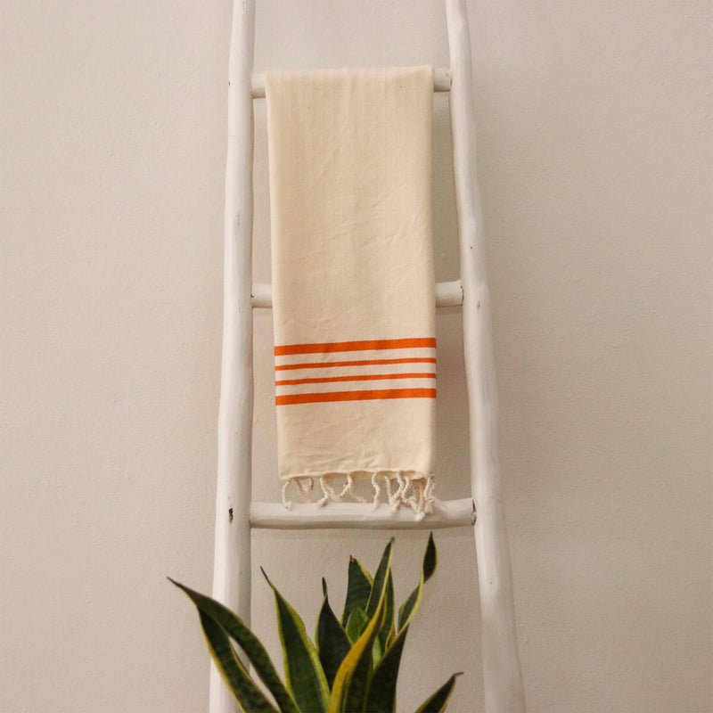 Ufuk Orange Hand Towel 50x100 cm - 20''x40''