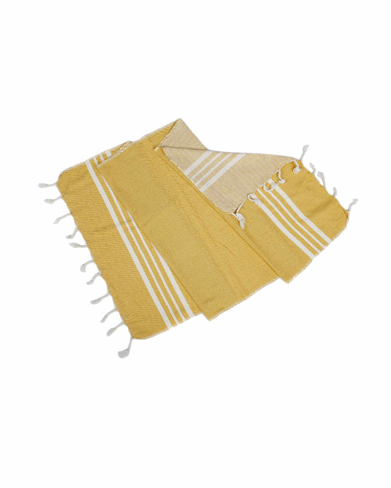 Yasmin Yellow Hand Towel 50x100 cm - 20''x40''