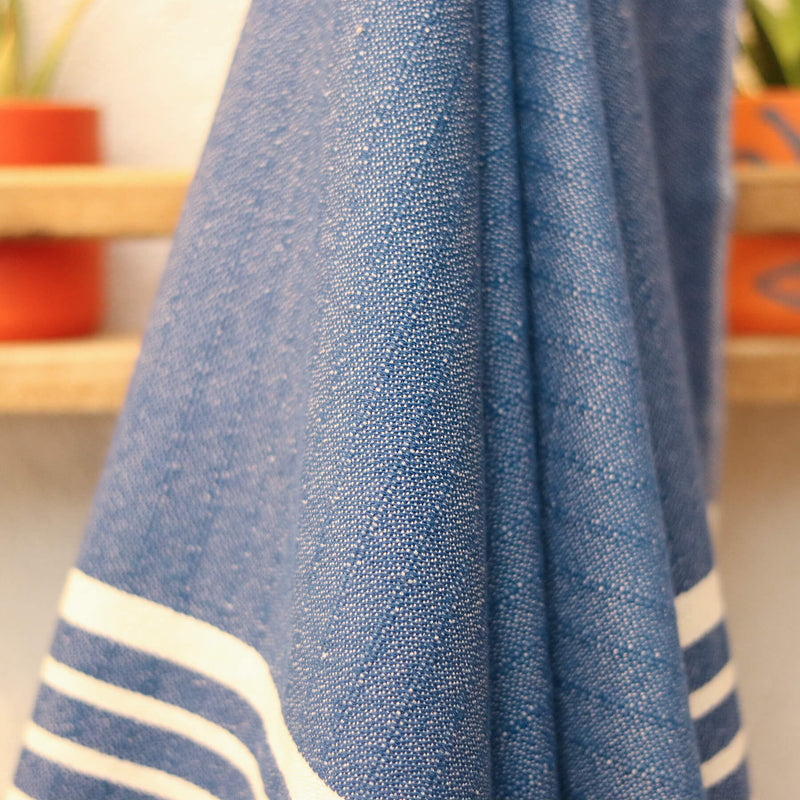 Yasmin Royal Blue Hand Towel 50x100 cm - 20''x40''
