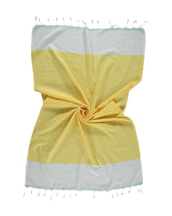 Pamir Turkish Cotton Towel Yellow 100x180 cm - 40''x70''